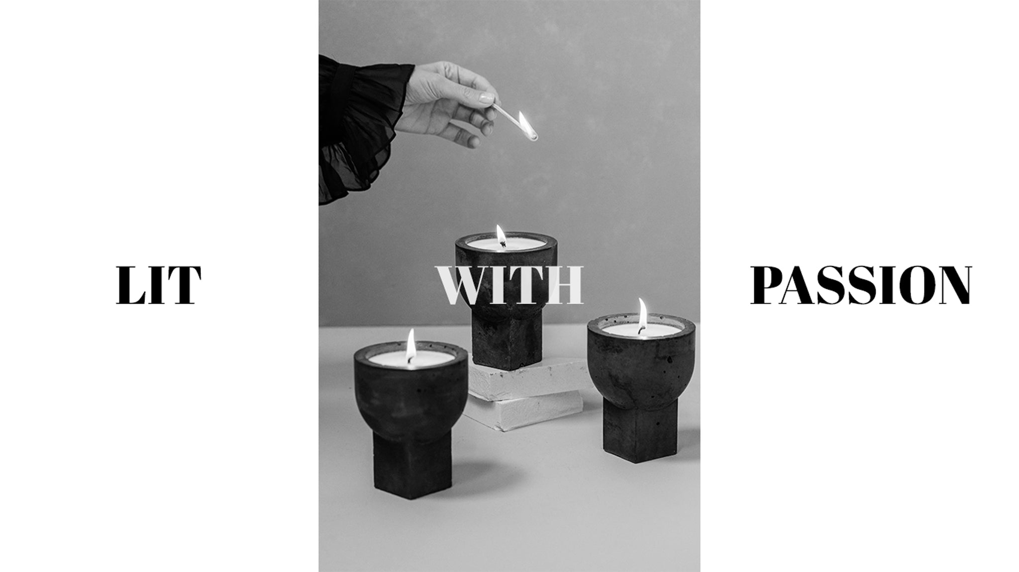 I AM KANDEL | HANDCRAFTED CONCRETE SOY BEESWAX CONCRETE CANDLES